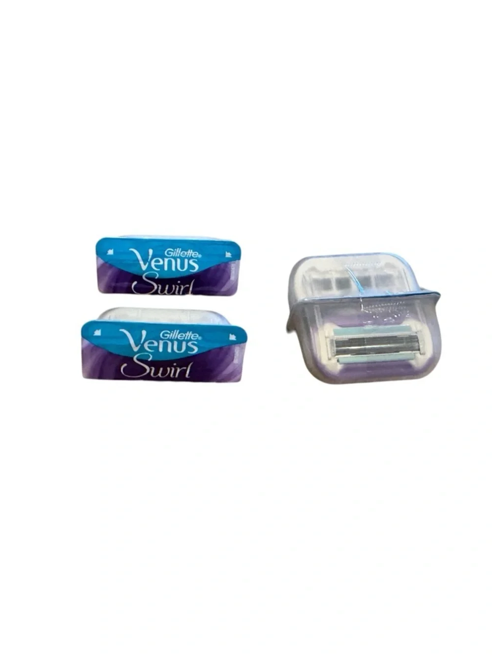 Gillette Venus Swirl and Platinum Deluxe Smooth Women’s Razor Blades 4 COUNT - Picture 5 of 5